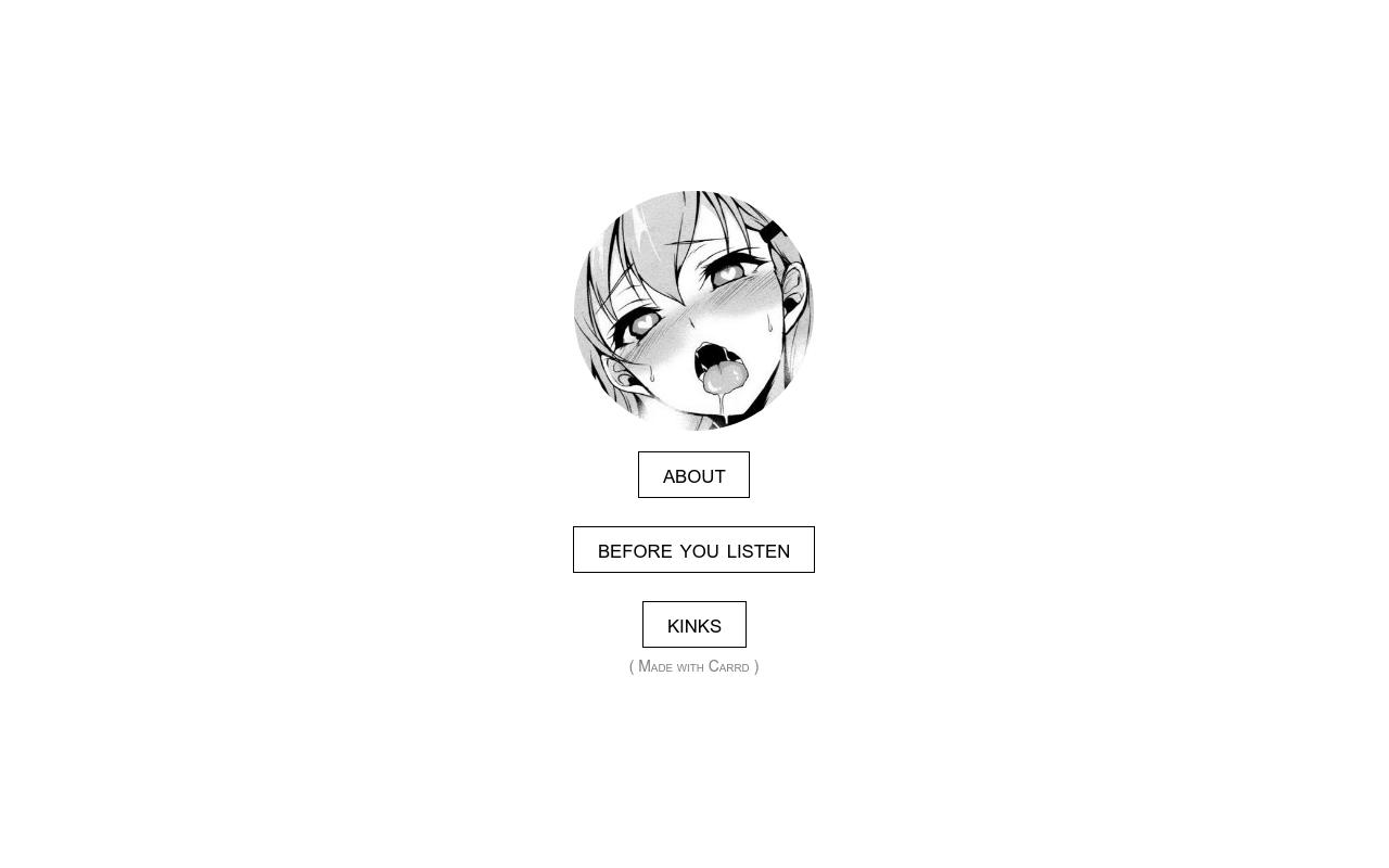 Carrd profile picture for @moan